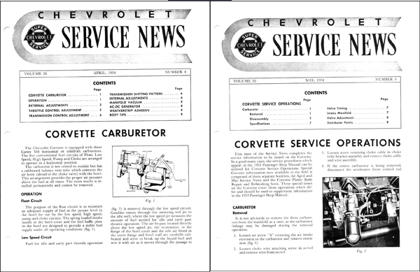(image for) Chevrolet Service News April & May 1954 - Click Image to Close